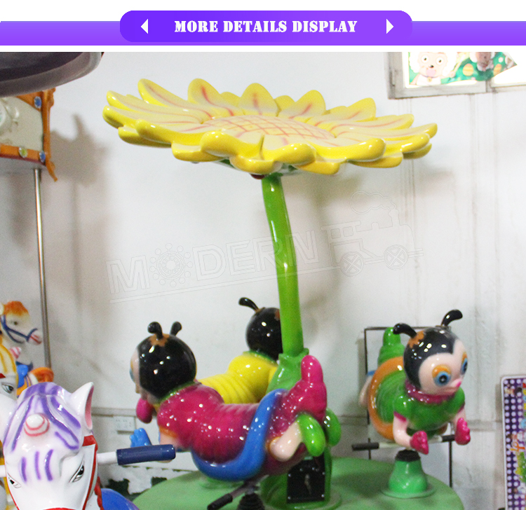 3 Seats Carousel Horses CS03M