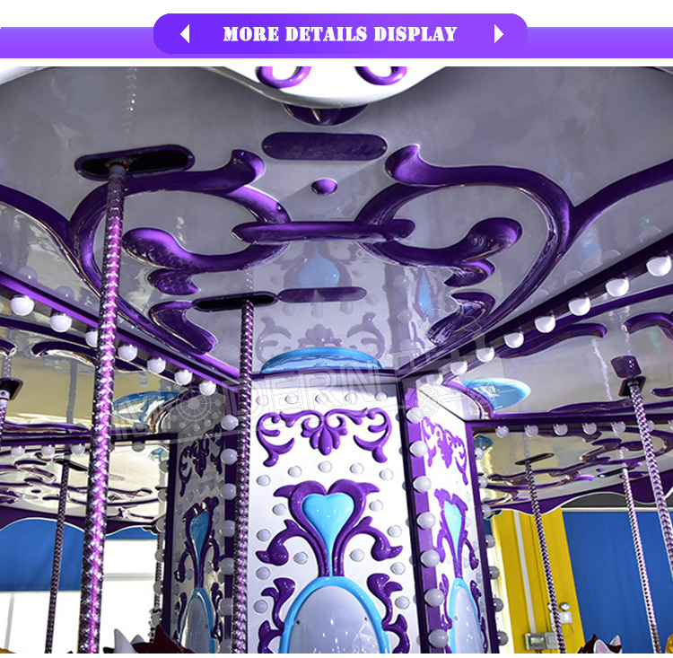 Lavender Carousel Horse CS16Z30