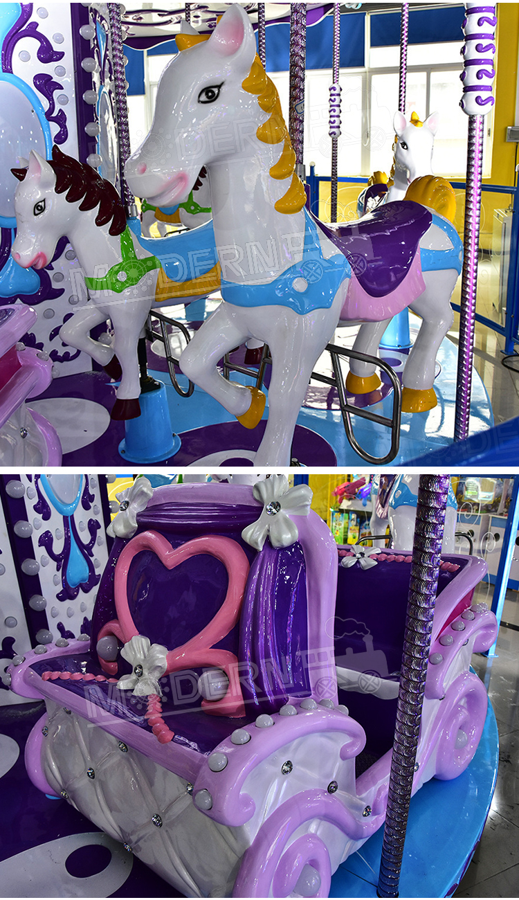 Lavender Carousel Horse CS16Z30