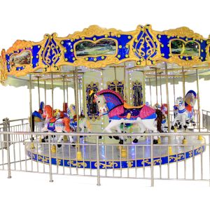 16 Seats Luxurious Carousel Horse MZM02