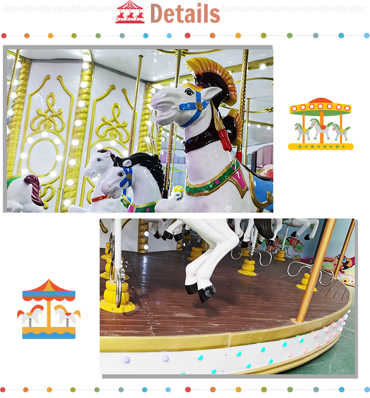 24 Seats Luxurious Carousel Horse CS24Z05