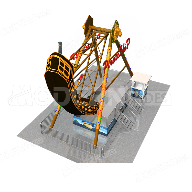 Fiberglass Pirate Ship MPS24Z03