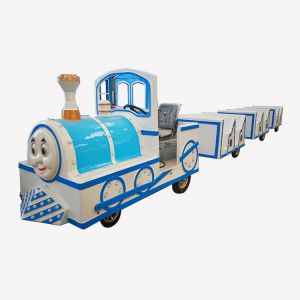 Blue and white thomas train MDTS15