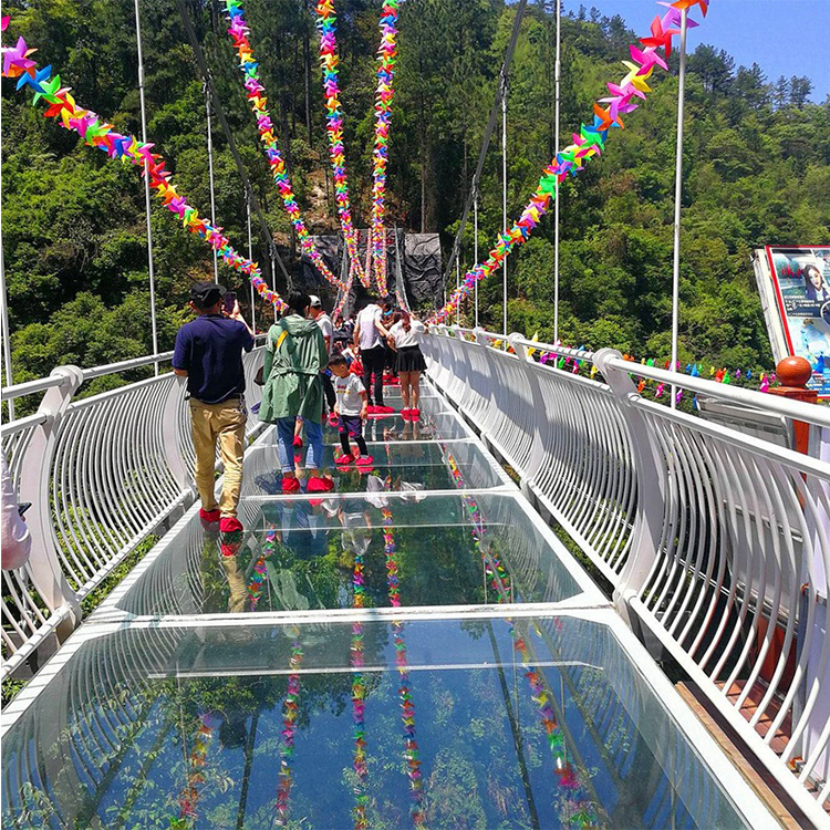 Glass Suspension Bridge