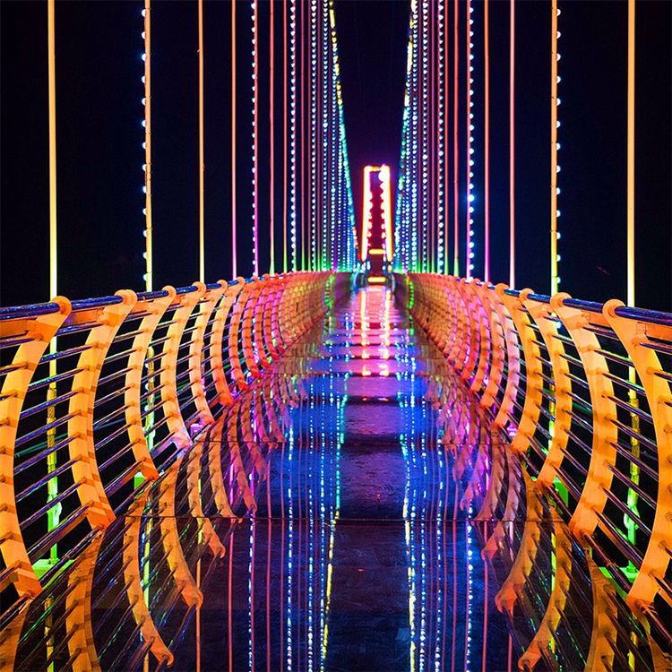 Glass Suspension Bridge